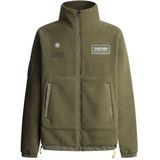 Red Bull Racing X Pepe Jeans Heren EXPLORER FLEECE Sweatshirt, Groen (MILITAIR GREEN), M, Groen (Militair Groen), M