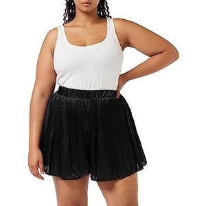 CITY CHIC Dames Plus Size Short Sweetly Sway Casual, Zwart, 40 grote maten
