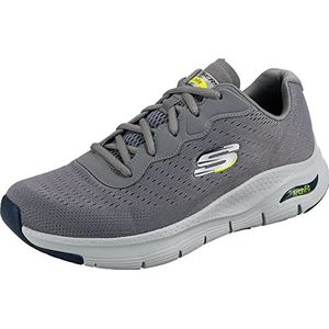 Skechers Heren Arch Fit Infinity Cool Sneaker, 7 UK, Grijs, 45.5 EU