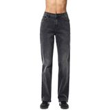 PIECES Jeans 'PCKelly'  donkergrijs