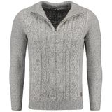 KEYLARGO Dignity Troyer pullover voor heren, lichtgrijs (1104), M