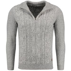 KEYLARGO Dignity Troyer pullover voor heren, lichtgrijs (1104), M