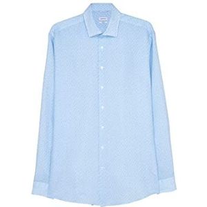 Seidensticker heren overhemd, Turquoise (turquoise 57), 39
