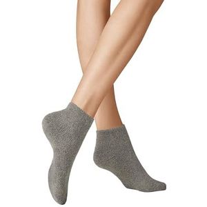 KUNERT Dames Homesocks Gebreide sokken zonder elastieken, lichtgrijs, 35-38 EU