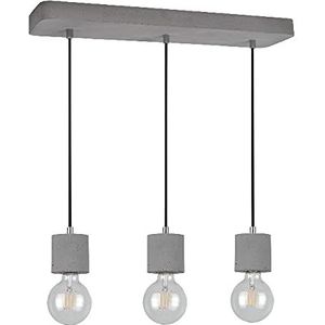 Homemania HOMBR_0354 hanglamp Shape Basis, kroonluchter, cement, grijs, 55 x 13,5 x 100 cm