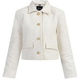 NAEMI Korte blazer voor dames 29027476-NA01, wolwit, L, wolwit, L