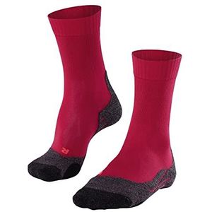 FALKE Dames WandelSokken TK2 Explore Cool W SO Lyocell Functional Yarn Anti-Blaar dik 1 Paar, Rood (Rose 8564), 37-38