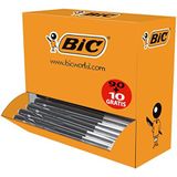 BIC Duitsland balpen M10, 0,4 mm, Value Pack 100 stuks, zwart