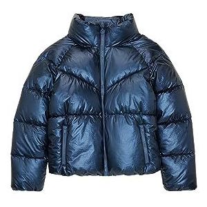 TOM TAILOR Meisjesjas voor kinderen, 33817 - Blauw Metallic, 152 cm