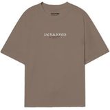 Jack & Jones - JORBILLYBURG TEE SS CREW NECK - T-shirt - Mocha Meringue