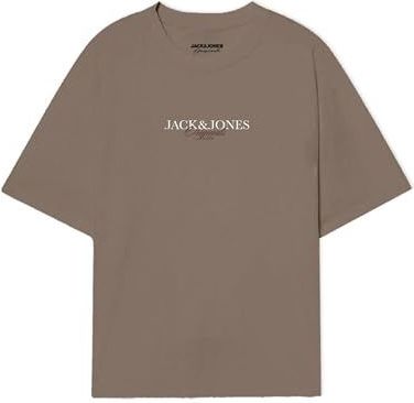 Jack & Jones - JORBILLYBURG TEE SS CREW NECK - T-shirt - Mocha Meringue