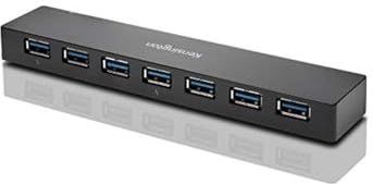 Kensington UH7000C USB 3.2 Gen 1 (3.1 Gen 1) Micro-B 5000 Mbit/s Zwart