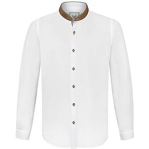 Stockerpoint Adamo klederdrachtvest voor heren, wit, groen, S