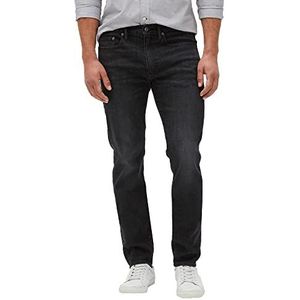 Gap Heren V-Slim Soft Black Stone Jeans, Donkergrijs Blackstone, 36W x 32L, Donkergrijze Blackstone, 36W / 32L