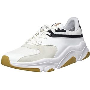 BOSS Asher_Runn_mx Sneakers voor heren, wit 100, 44 EU, White100, 44 EU