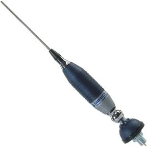 Sirio - SUPER 9 - CB Antenne - 155 cm - 27-28,5 MHz - 250W - Inclusief Houder en 4m RG58 Kabel