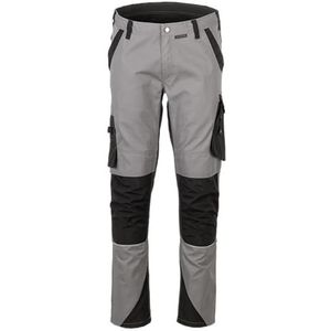 Planam Heren Cargo Norit herenbroek met tailleband, Zink/zwart, 48