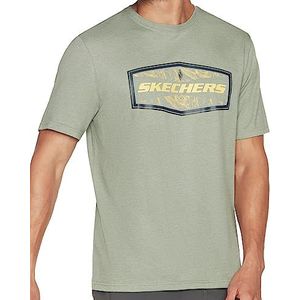 Skerchers Latitude T-shirt voor heren, groen, S