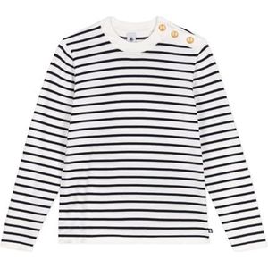 Petit Bateau Damestrui, Wit/Blauw, XXS