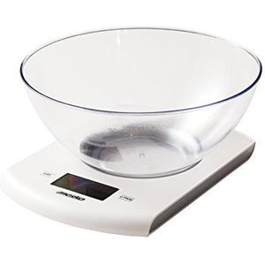 Mesko Keukenweegschaal MS 3143 max. gewicht (capaciteit) 5 kg, schaal 1 g, LCD-display, wit (MS 3143)