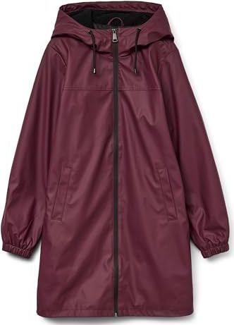 Vmasta - Regenjas - Met Capuchon - Polyester Voering - Voorzakken