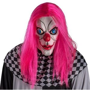 Carnival Toys 1456 masker clown, roze, één maat