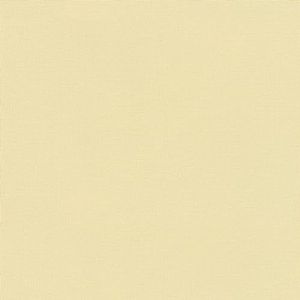Rasch Behang 447521 - Effen vliesbehang in geel met linnen-look, textielstructuur uit de collectie Country Charme