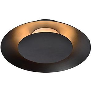 Lucide FOSKAL - Plafonnière - Ø 21,5 cm - LED - 1x6W 2700K - Zwart