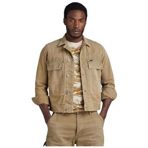 G-STAR RAW Utility Flap Pocket Jacket 2.0 Herenjassen, Beige (Renaissance gebleekt zand gd D24762-D491-G554), M