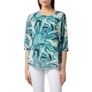 NALLY Dames blouseshirt 17225612-NA02, mint meerkleurig, S, Mint, meerkleurig, S