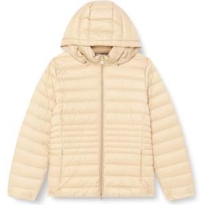 Geox Woman D JAYSEN DOWN JACKETS BROWN RICE_46, Brown Rice, 40