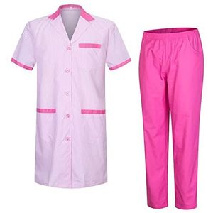 MISEMIYA Unisex jas en broek sanitair-uniformen sanitair 8178