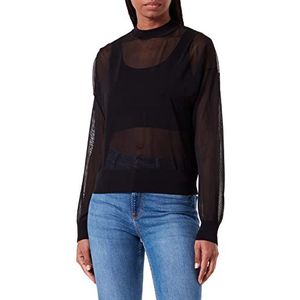 HUGO Sajimy Sweater voor dames, zwart 1, XXL
