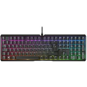 CHERRY XTRFY MX 3.1, Mechanisch Gaming-Toetsenbord, Portugese Indeling (QWERTY), RGB-Verlichting, Aluminium Behuizing, USB-A, MX2A RED-Schakelaars, Zwart