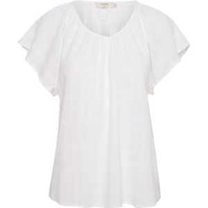 Cream Crkenda Blouse T-shirt voor dames, Sneeuwwitje, 38