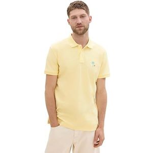 TOM TAILOR Poloshirt voor heren, 34585, lichtgeel, XXL