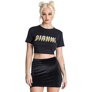 Gianni Kavanagh T-shirt voor dames, Zwart, L