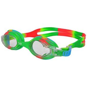TYR Swimples Mirror Zwembril voor kinderen, kinderen, Swimples Miroir, groen/oranje