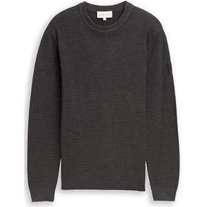 TOM TAILOR heren trui, 10899 - Tarmac Grey, XL