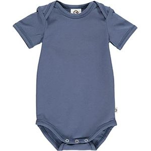 Müsli by Green Cotton Babyjongens Cozy Me S/S Body and Toddler Training Underwear, blauw, 68 cm