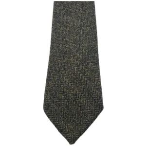 MARCO PASCALI lana tweed stropdas voor heren, Groen, Pala 8 cm