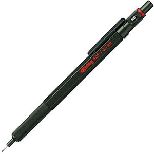 rOtring 600 mechanisch potlood, HB 0.7 mm, Groene All-Metal Body, Zeshoekig vat