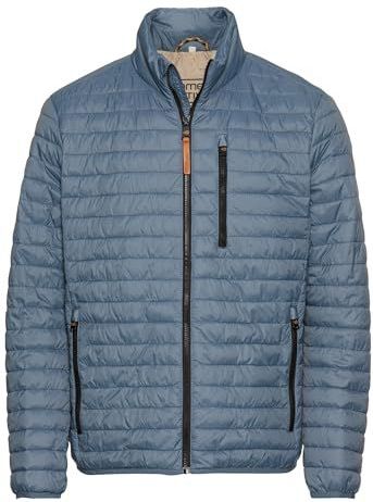 camel active Gewatteerde herenjas van gerecycled polyamide, blauw, 48