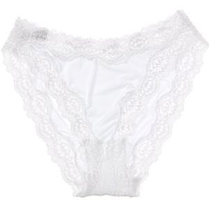 Wacoal Women's Softly Styled Hi Cut Brief Panty, White, Large