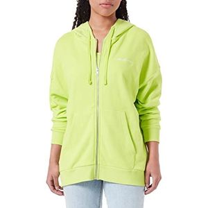 THEJOGGCONCEPT JCSAFINE sweatvest voor dames, gebreide jas, 130550/limoen punch, maat XL, 130550/Lime Punch, XL