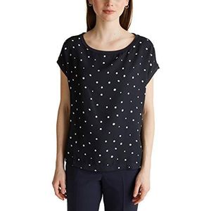 ESPRIT Collection T-shirt voor dames, 400/marineblauw, S