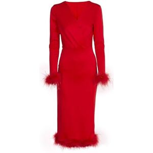 SOHUMAN Label Dress, Rood, one size