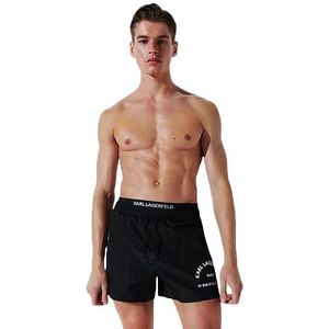 KARL LAGERFELD Short boardshorts W/Elastic, Zwart, XS, zwart, XS