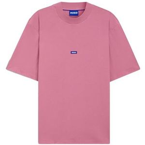 Hugo Blue - Nieros - T-shirt - Regular Fit - Effen - Puur Katoen