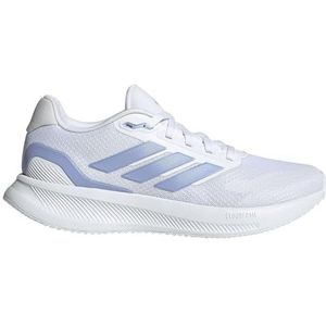 adidas Runfalcon 5 Hardloopschoenen voor dames, Cloud White Blue Spark Core Black, 40 2/3 EU